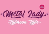 Metal Lady Font - Featured Image