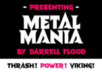 Metal Mania Font - Featured Image