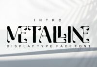 Metalline Font - Featured Image