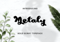 Metaly Font - Featured Image