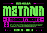 Metana Font - Featured Image