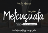 Metcusuata Font - Featured Image