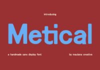 Metical Font - Featured Image