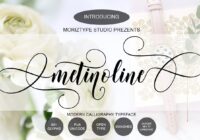 Metinoline Script Font - Featured Image