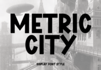 Metric City Font - Featured Image