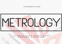 Metrology Font - Featured Image