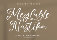 Meylable Nastika Font - Featured Image