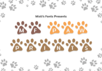 Mf Paw Prints Font - Featured Image