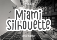 Miami Silhouette Font - Featured Image