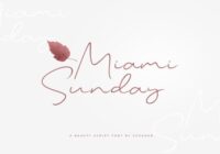 Miami Sunday Font - Featured Image