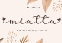 Miatta Font - Featured Image