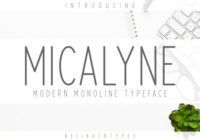 Micalyne Font - Featured Image