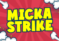 Micka Strike Font - Featured Image
