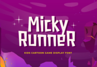 Micky Runner Font - Featured Image