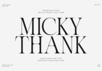 Micky Thank Font - Featured Image