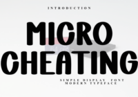Micro Cheating Font - Featured Image