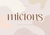 Mictons Font - Featured Image