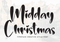Midday Christmas Font - Featured Image