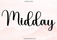 Midday Font - Featured Image