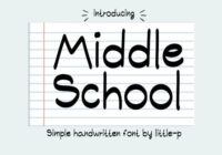 Middle School Font - Featured Image