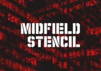 Midfield Stencil Font - Featured Image