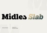 Midles Slab Font - Featured Image