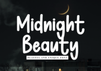 Midnight Beauty Font - Featured Image