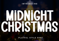 Midnight Christmas Font - Featured Image