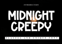 Midnight Creepy Font - Featured Image