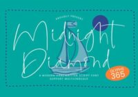 Midnight Diamond Font - Featured Image