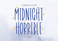 Midnight Horrible Font - Featured Image