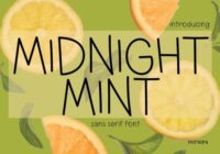 Midnight Mint Font - Featured Image
