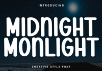 Midnight Monlight Font - Featured Image