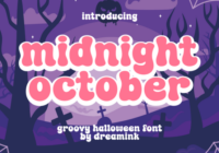 Midnight October Font - Featured Image