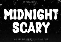 Midnight Scary Font - Featured Image