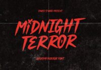 Midnight Terror Font - Featured Image
