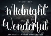 Midnight Wonderful Font - Featured Image