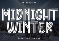 Midnigt Winter Font - Featured Image