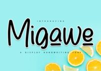 Migawe Font - Featured Image