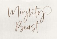 Mighty Beast Font - Featured Image