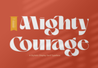 Mighty Courage Font - Featured Image