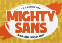 Mighty Sans Font - Featured Image