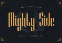 Mighty Side Font - Featured Image