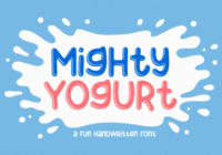 Mighty Yogurt Font - Featured Image