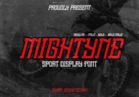 Mightyne Font - Featured Image