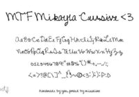 Mikayla Cursive Font - Featured Image