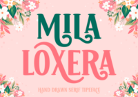 Mila Loxera Font - Featured Image