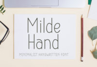 Milde Hand Font - Featured Image