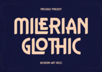 Milerian Glothic Font - Featured Image