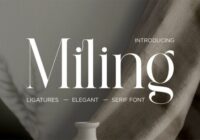 Miling Font - Featured Image